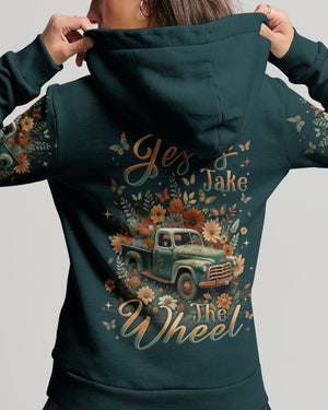 Jesus Take The Wheel Flowers Women's All Over Print Shirt - Yhln2211231