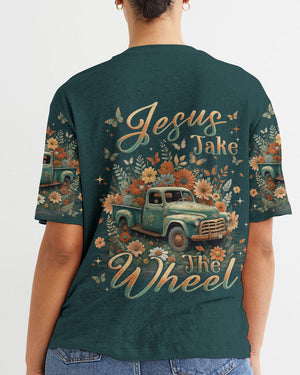 Jesus Take The Wheel Flowers Women's All Over Print Shirt - Yhln2211231