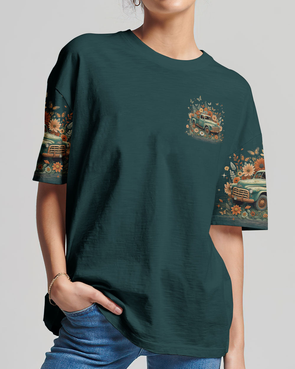 Jesus Take The Wheel Flowers Women's All Over Print Shirt - Yhln2211231