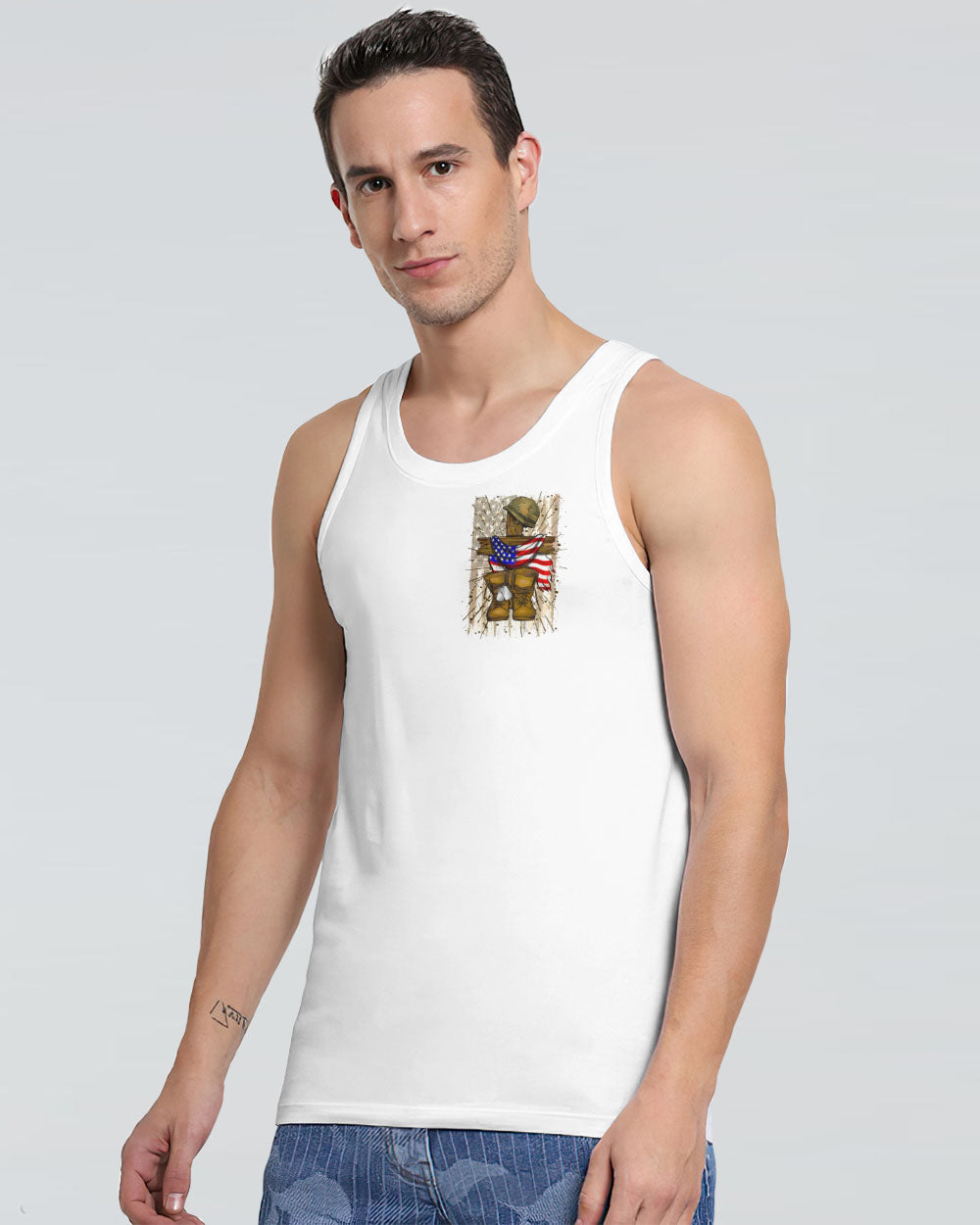 Stand For The Flag Kneel For The Cross Men's All Over Print Shirt - Yhln2305251