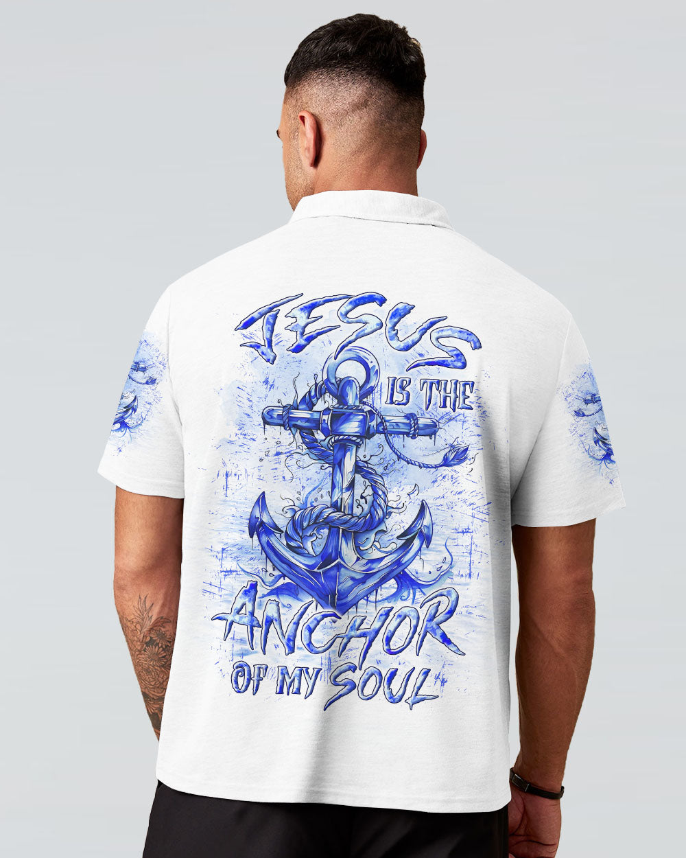Jesus Is The Anchor Of My Soul Men's All Over Print Shirt - Yhln2407243