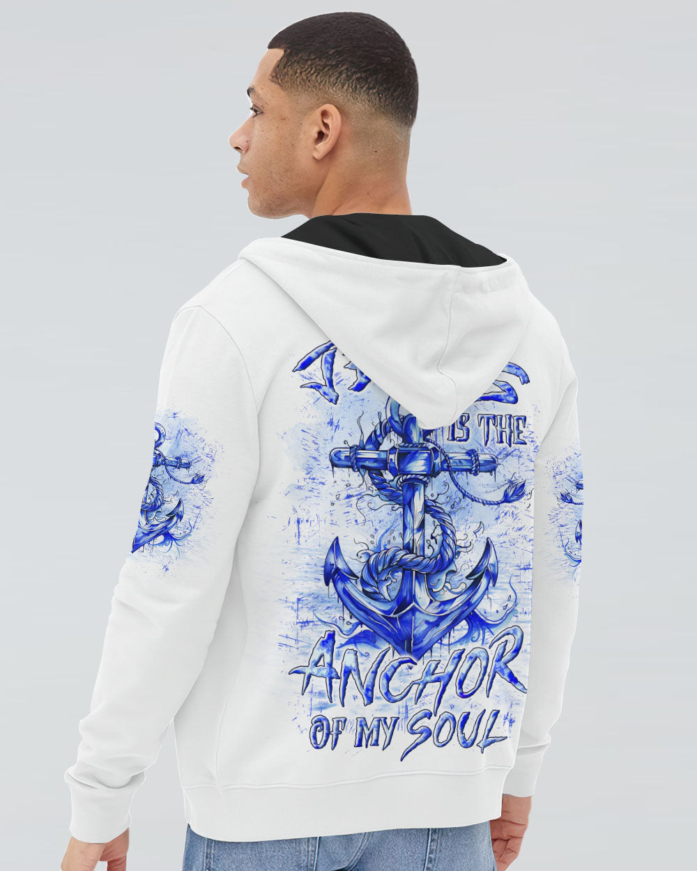 Jesus Is The Anchor Of My Soul Men's All Over Print Shirt - Yhln2407243