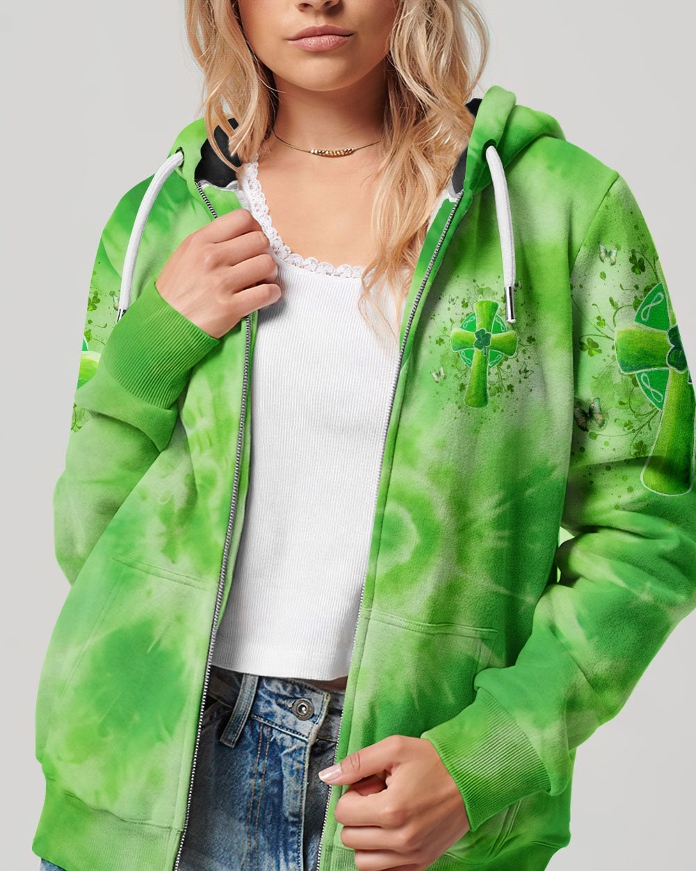 I Believe In God St Patrick's Day Women's All Over Print Shirt - Yhln2501243