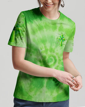 I Believe In God St Patrick's Day Women's All Over Print Shirt - Yhln2501243