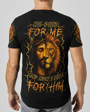 He Died For Me Men's All Over Print Shirt - Yhln2504252