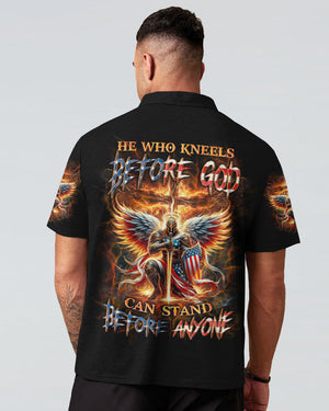 He Who Kneels Before God Warrior Men's All Over Print Shirt - Yhln2601242