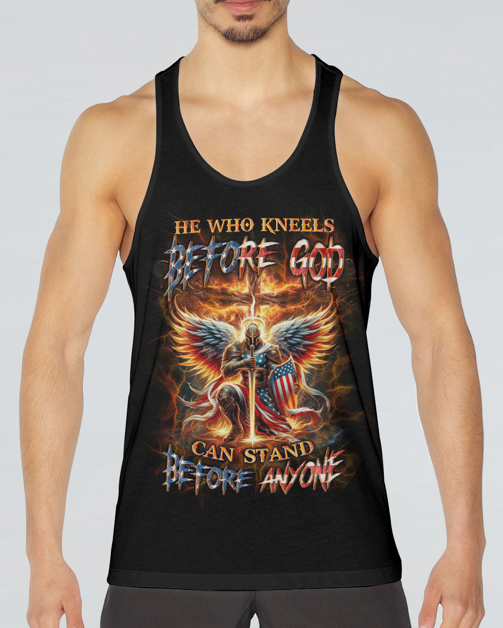 He Who Kneels Before God Warrior Men's All Over Print Shirt - Yhln2601242