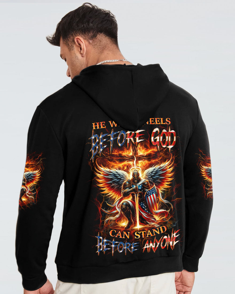 He Who Kneels Before God Warrior Men's All Over Print Shirt - Yhln2601242