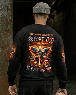 He Who Kneels Before God Warrior Men's All Over Print Shirt - Yhln2601242