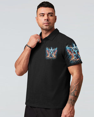 The Devil Caught Me With My Head Down Men's All Over Print Shirt - Yhln2604241