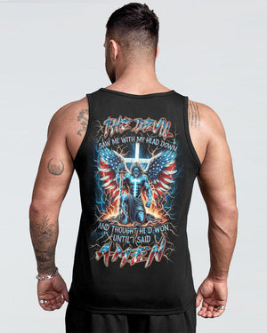 The Devil Caught Me With My Head Down Men's All Over Print Shirt - Yhln2604241