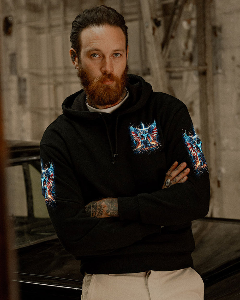 The Devil Caught Me With My Head Down Men's All Over Print Shirt - Yhln2604241