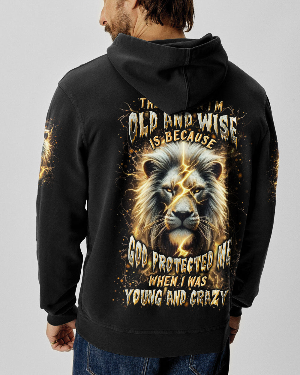 The Reason I’m Old And Wise Lion Men's All Over Print Shirt - Yhln2612253