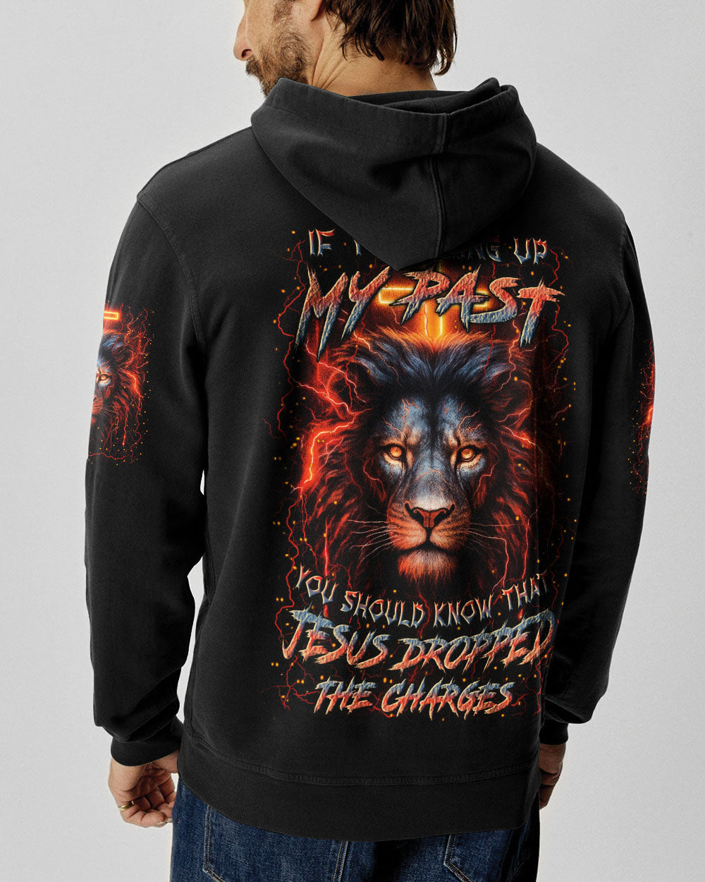 Jesus Dropped The Charges Lion Men's All Over Print Shirt - Yhln2907251