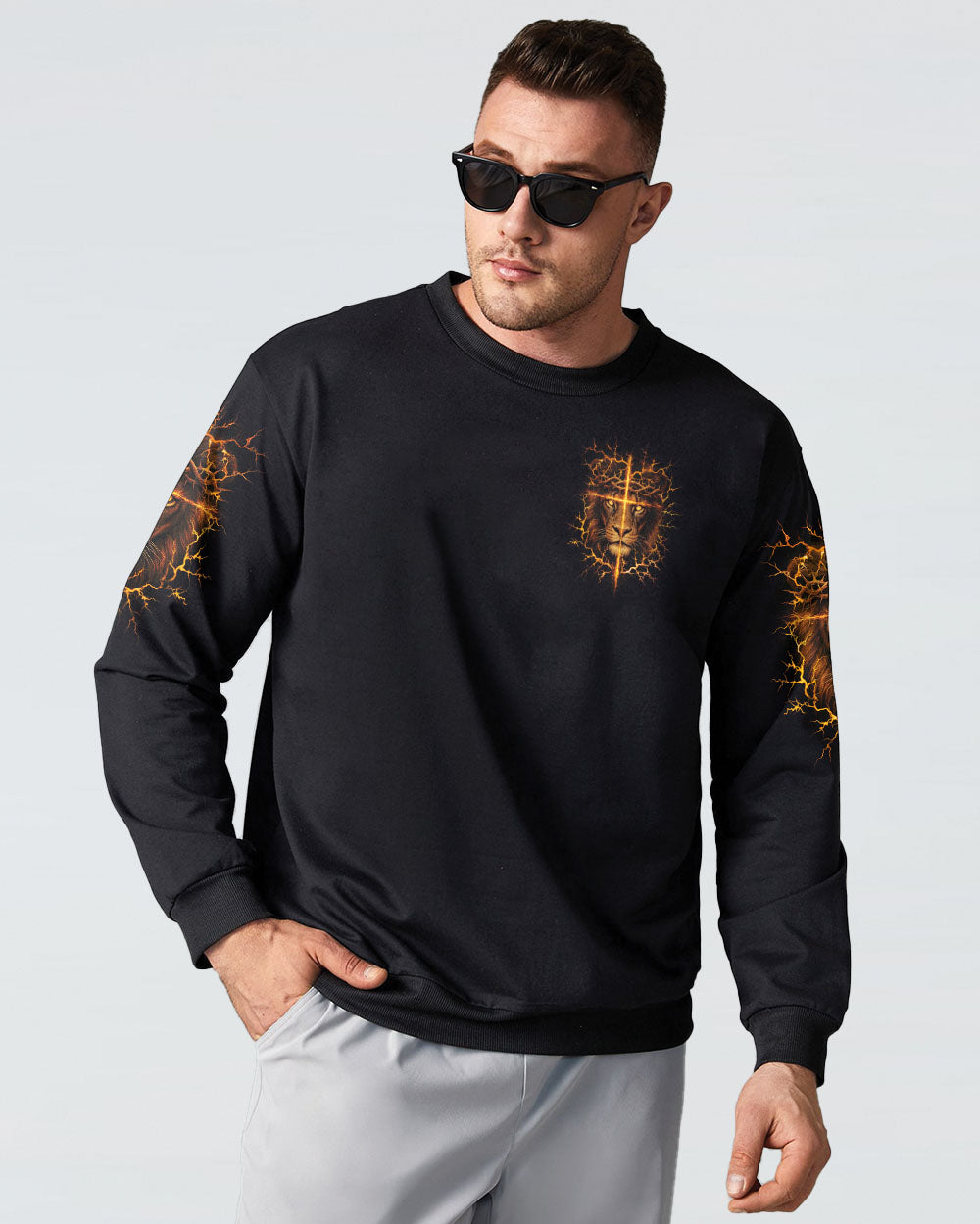 Jesus Dropped The Charges Lion Men's All Over Print Shirt - Yhln3005253