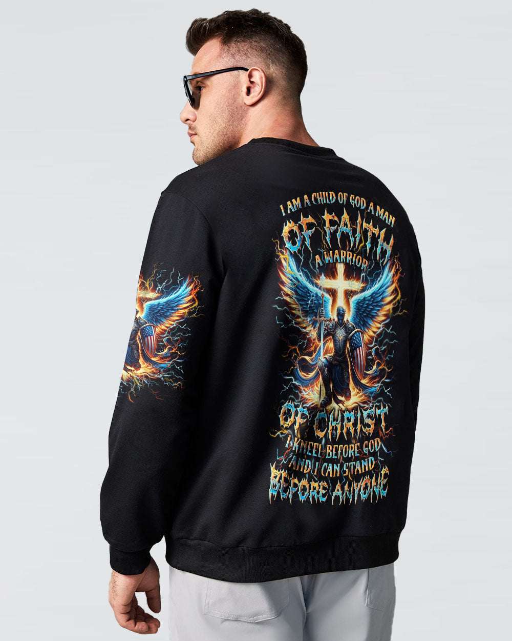 I Am A Child Of God A Man Of Faith Men's All Over Print Shirt - Yhln3105243