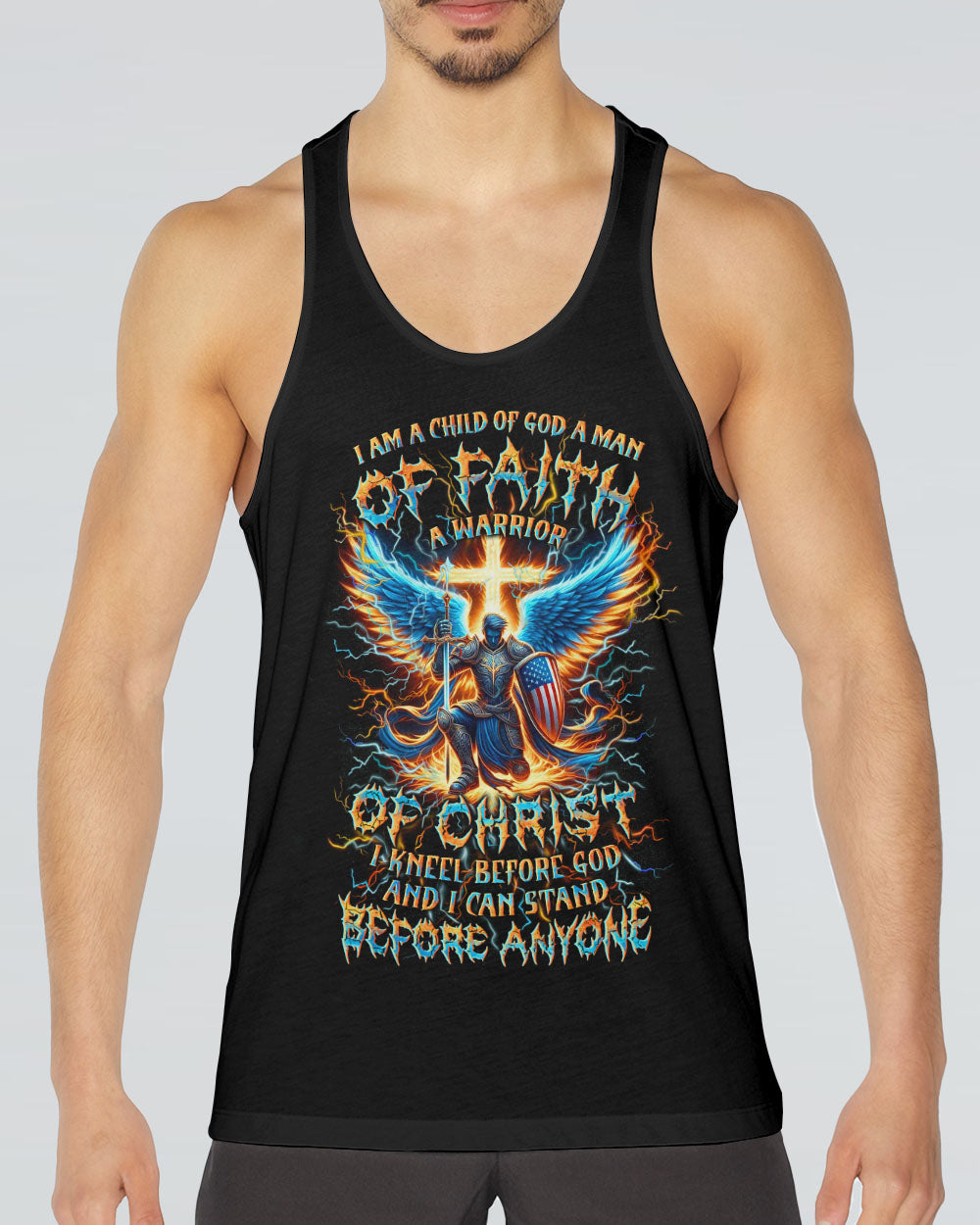 I Am A Child Of God A Man Of Faith Men's All Over Print Shirt - Yhln3105243