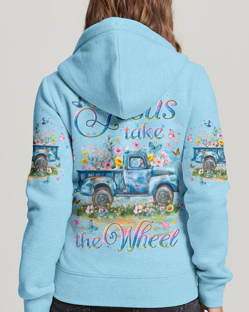 Jesus Take The Wheel Women's All Over Print Shirt - Yhlt0103242
