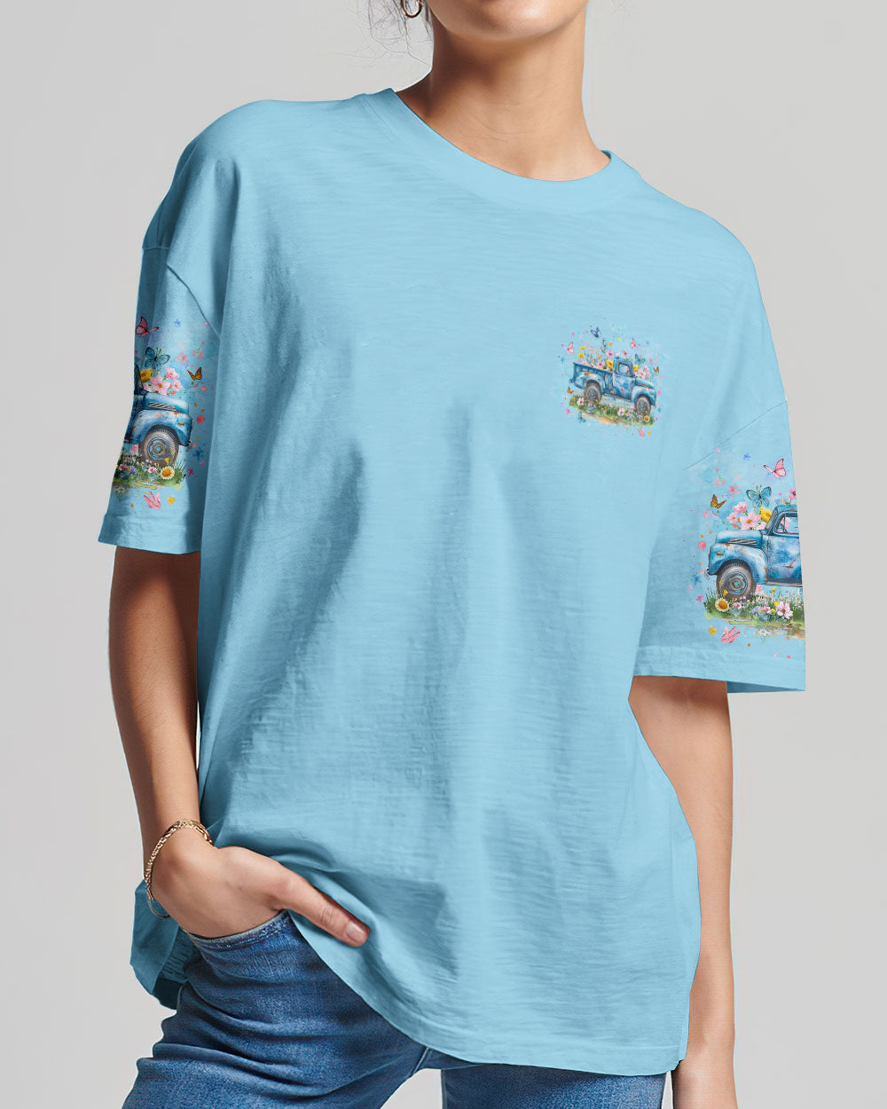 Jesus Take The Wheel Women's All Over Print Shirt - Yhlt0103242