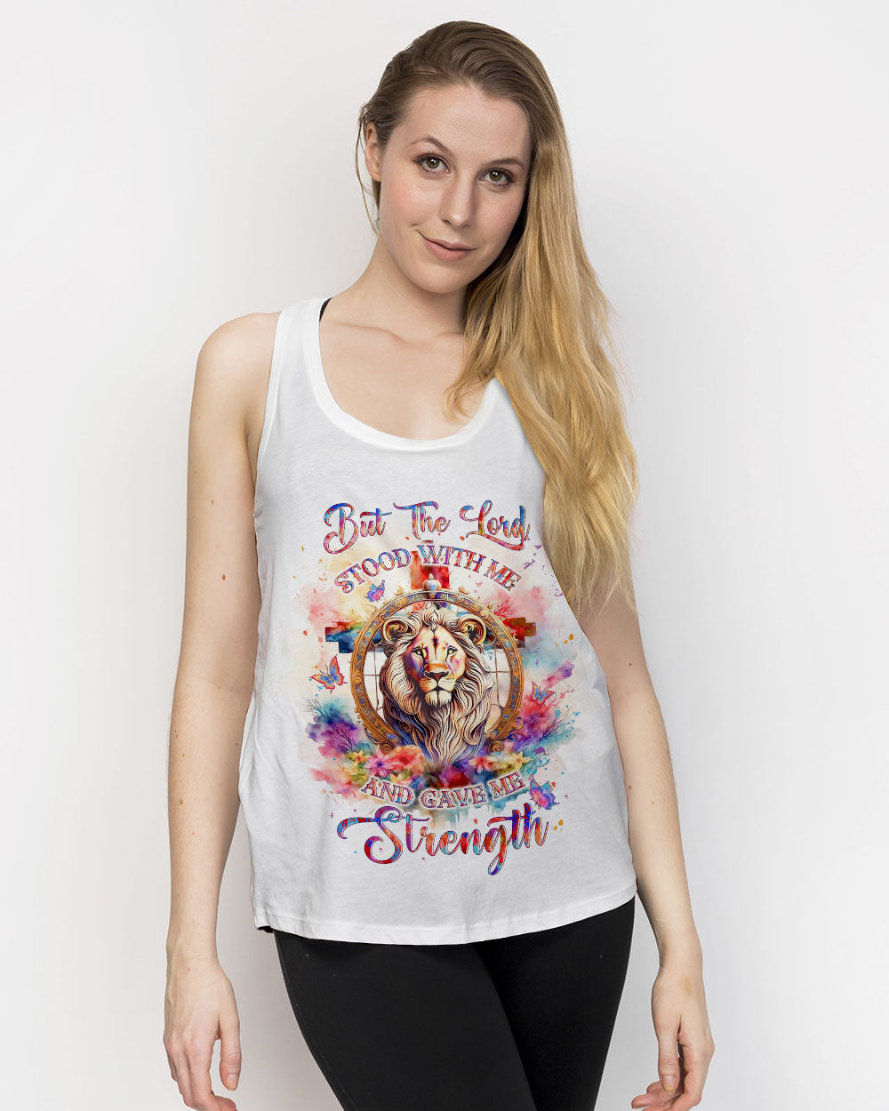 Lord Stood With Me Lion Women's All Over Print Shirt - Yhlt1412233
