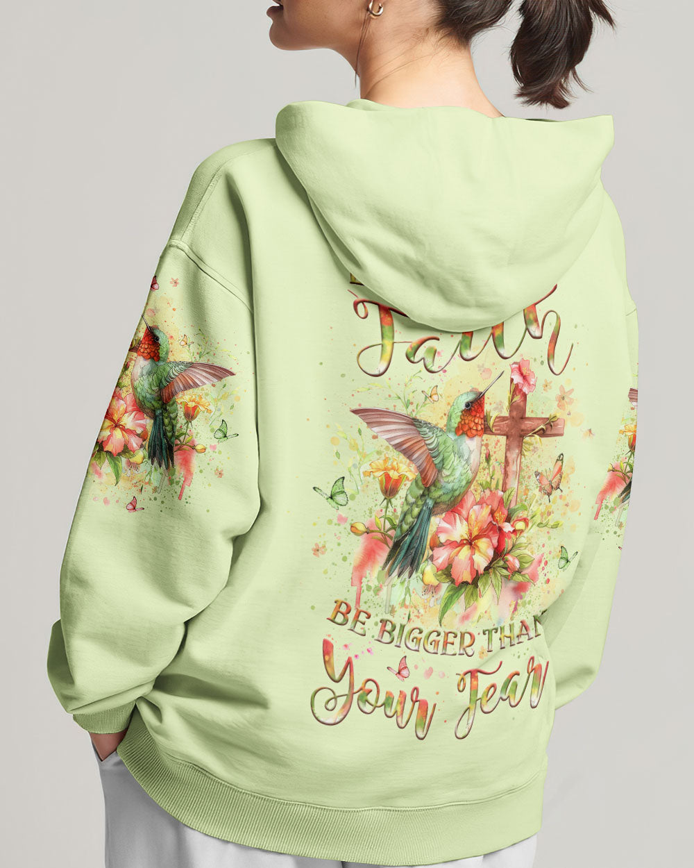 Let Your Faith Be Bigger Than Your Fear Women's All Over Print Shirt - Yhlt1503243