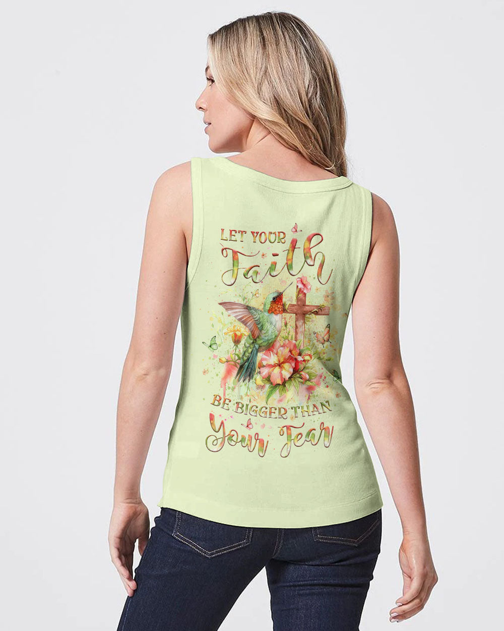 Let Your Faith Be Bigger Than Your Fear Women's All Over Print Shirt - Yhlt1503243