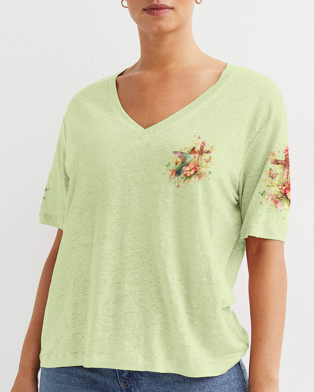 Let Your Faith Be Bigger Than Your Fear Women's All Over Print Shirt - Yhlt1503243