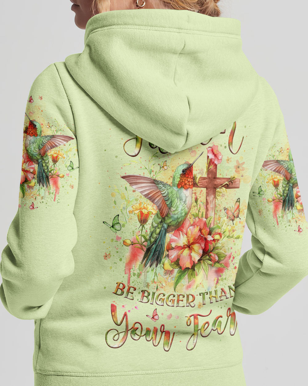 Let Your Faith Be Bigger Than Your Fear Women's All Over Print Shirt - Yhlt1503243