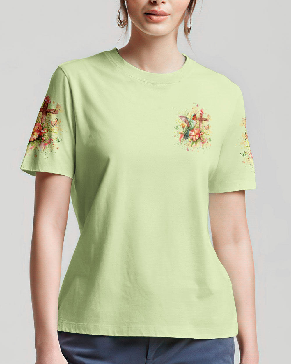 Let Your Faith Be Bigger Than Your Fear Women's All Over Print Shirt - Yhlt1503243