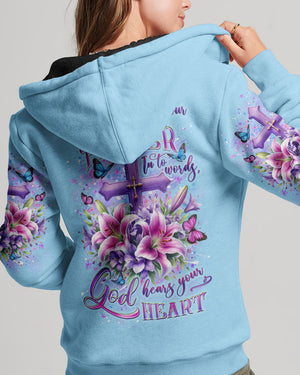 God Hears Your Heart Women's All Over Print Shirt - Yhlt1907244