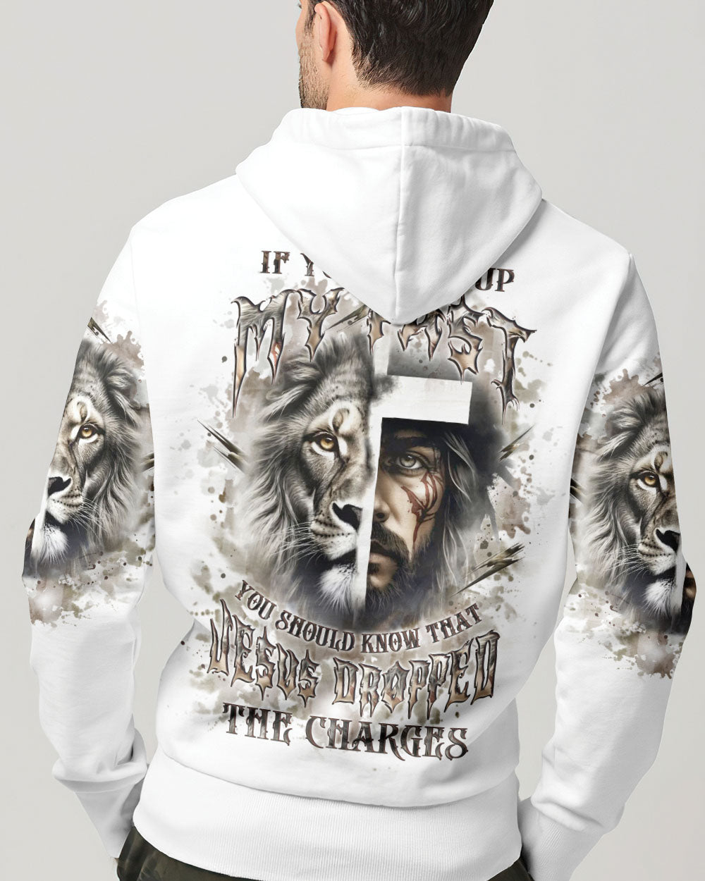 Jesus Dropped The Charges Lion Men's All Over Print Shirt - Yhlt2511242