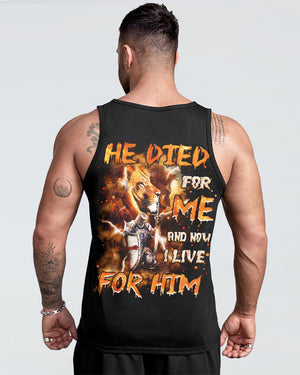 He Died For Me Lion Warrior Men's All Over Print Shirt  - Tlnz2802251