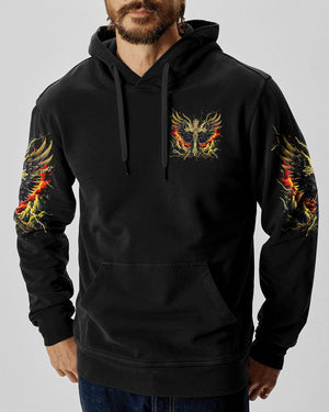 Forgiven Cross Wings Men's All Over Print Shirt  - Tlnz1703253