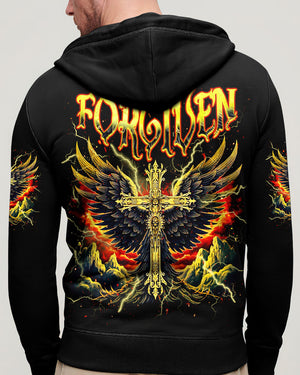 Forgiven Cross Wings Men's All Over Print Shirt  - Tlnz1703253