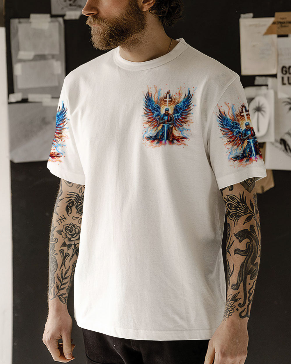 Jesus Dropped The Charges Lion Men's All Over Print Shirt - Yhln0510244