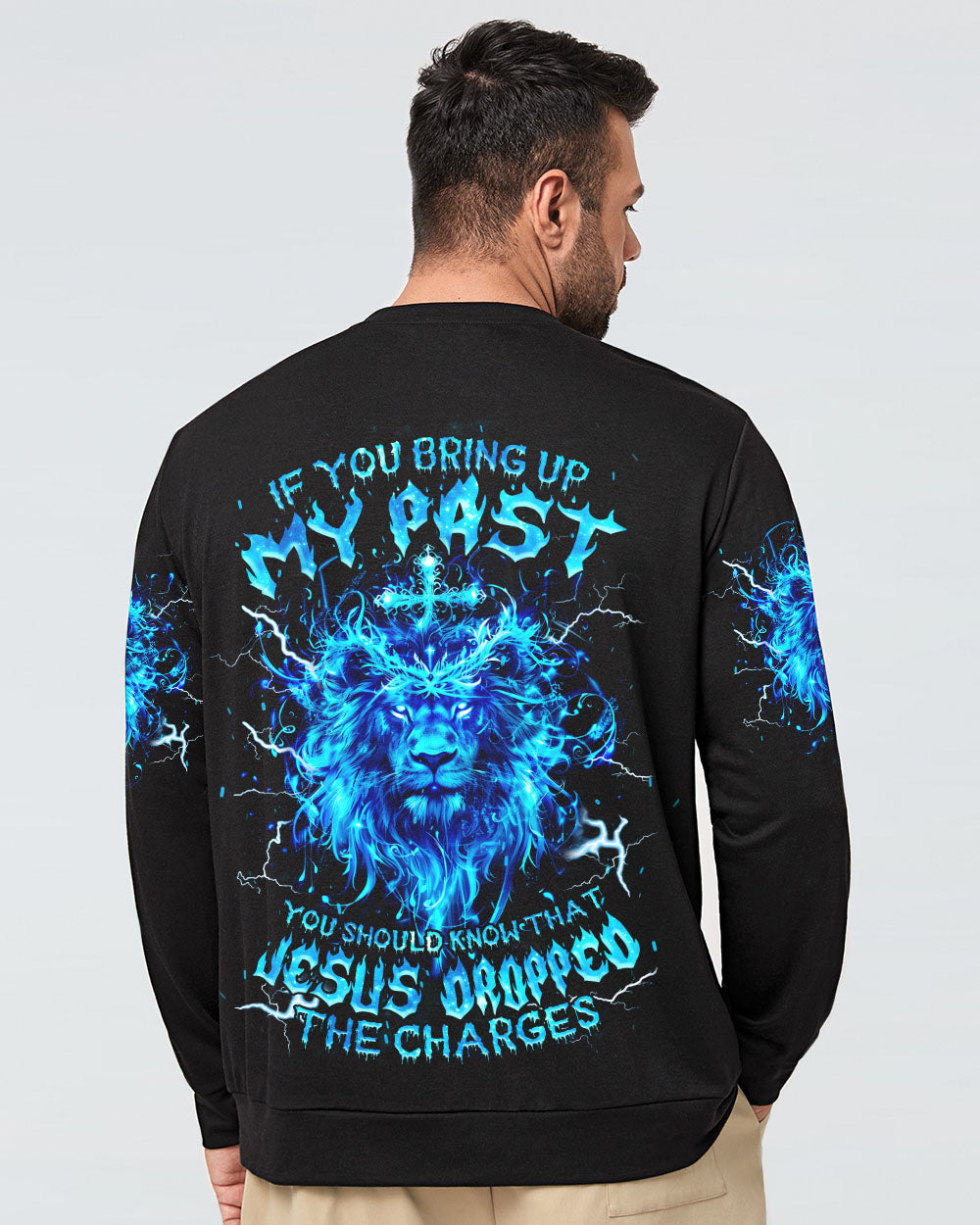 Jesus Dropped The Charges Lion Men's All Over Print Shirt - Tlnz1301253
