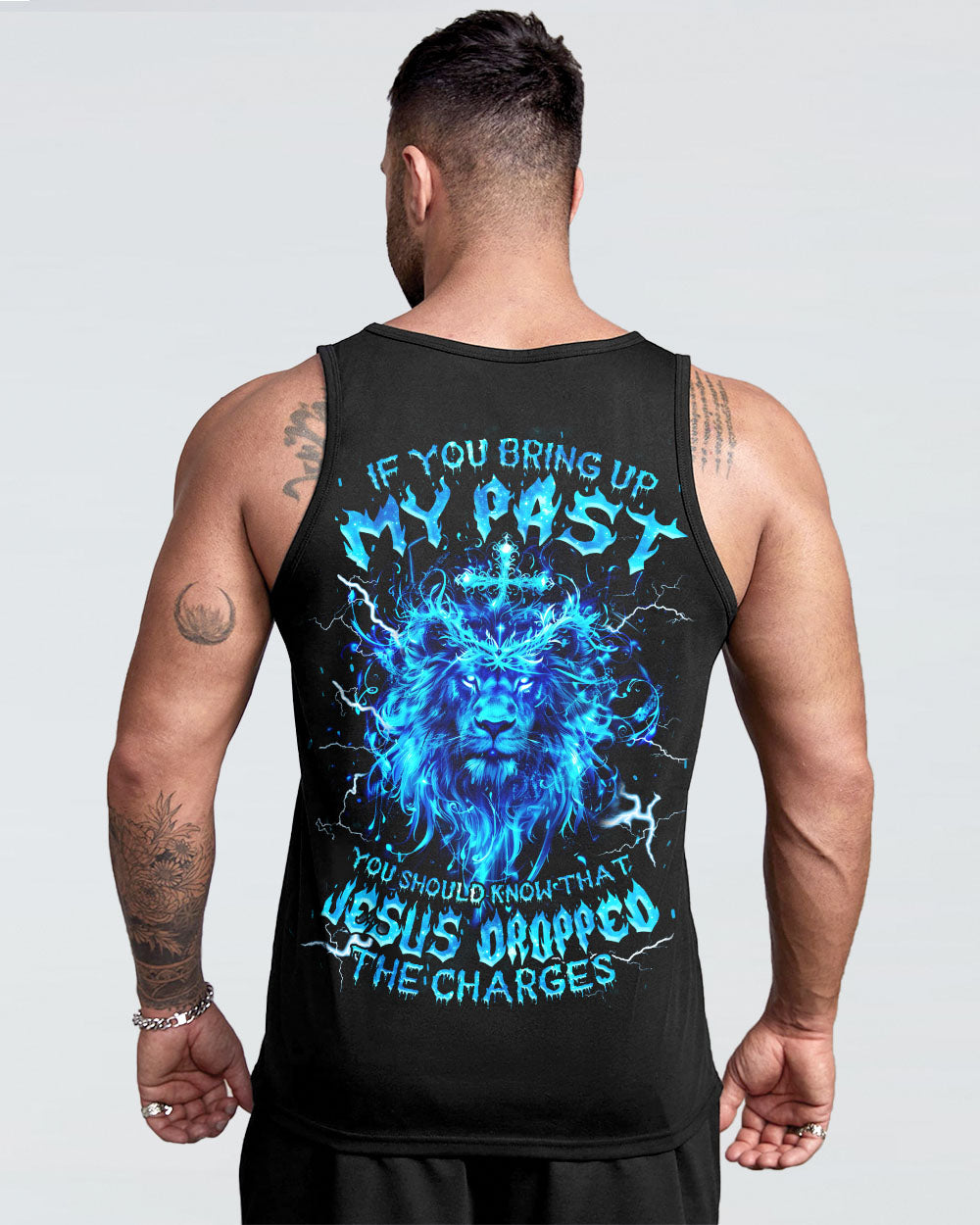 Jesus Dropped The Charges Lion Men's All Over Print Shirt - Tlnz1301253