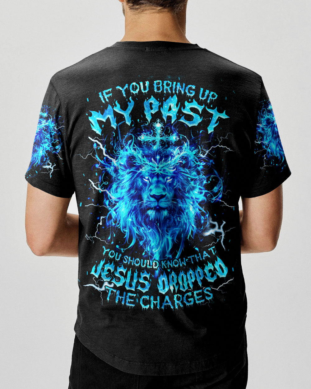 Jesus Dropped The Charges Lion Men's All Over Print Shirt - Tlnz1301253