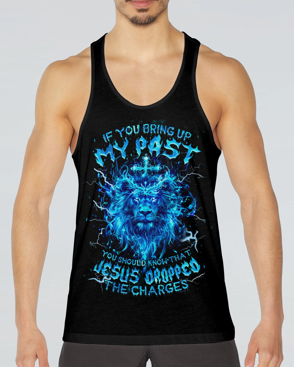 Jesus Dropped The Charges Lion Men's All Over Print Shirt - Tlnz1301253