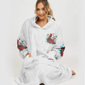 Trust Jesus In All Things Cardinal  Sherpa Blanket Hoodie  - Tlnz1411242