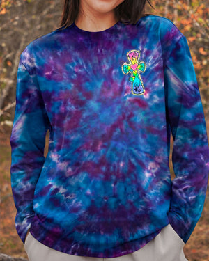 I Can Do All Things Through Christ Colorful Faith Cross Swirl Women's All Over Print Shirt - KM0904263