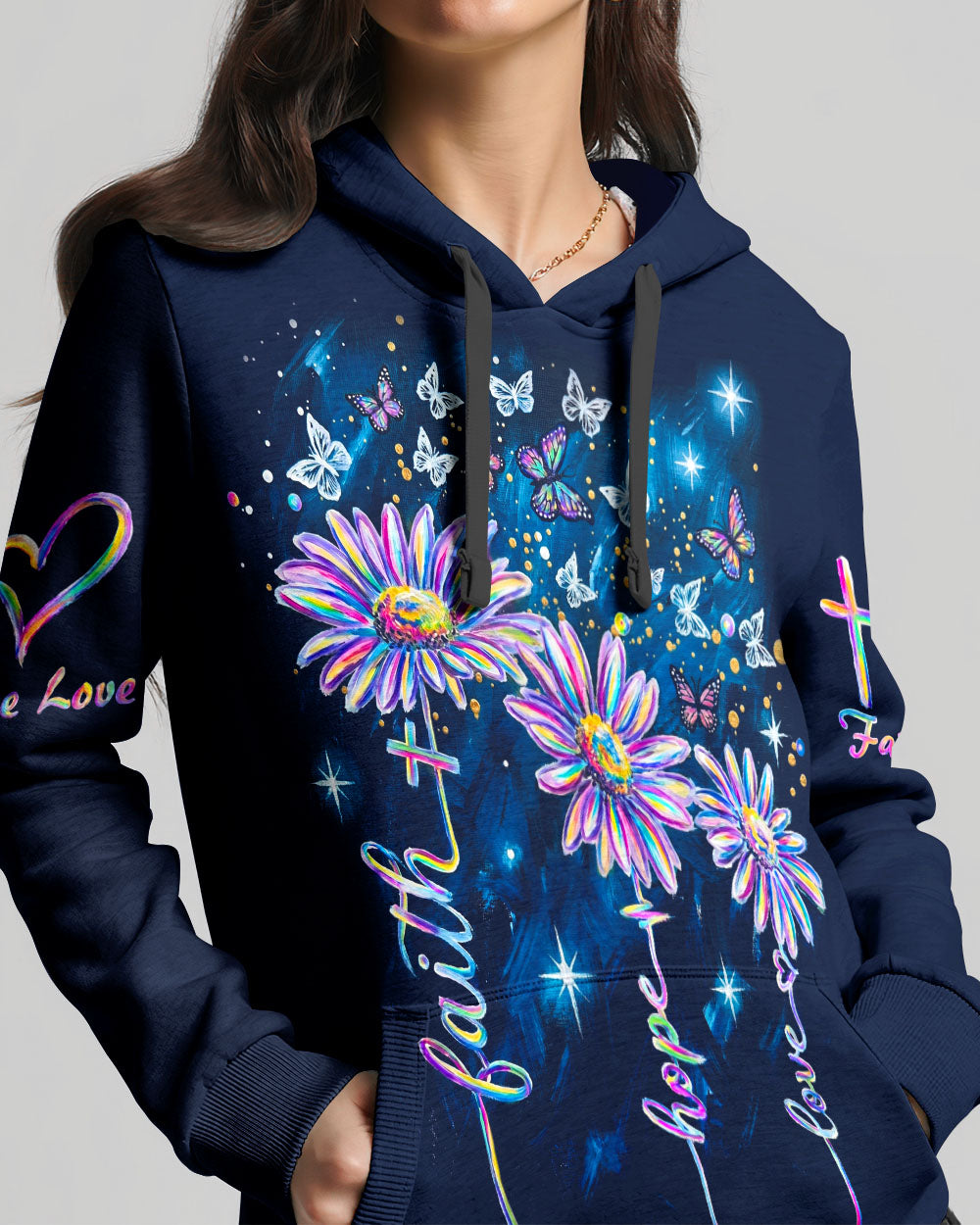 Starlit Faith Hope Love Women's All Over Print - KM2204262