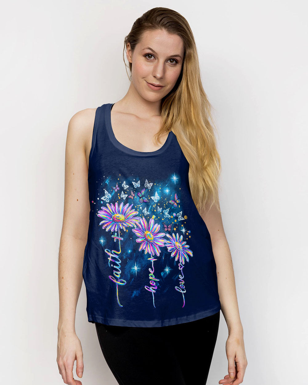 Starlit Faith Hope Love Women's All Over Print - KM2204262