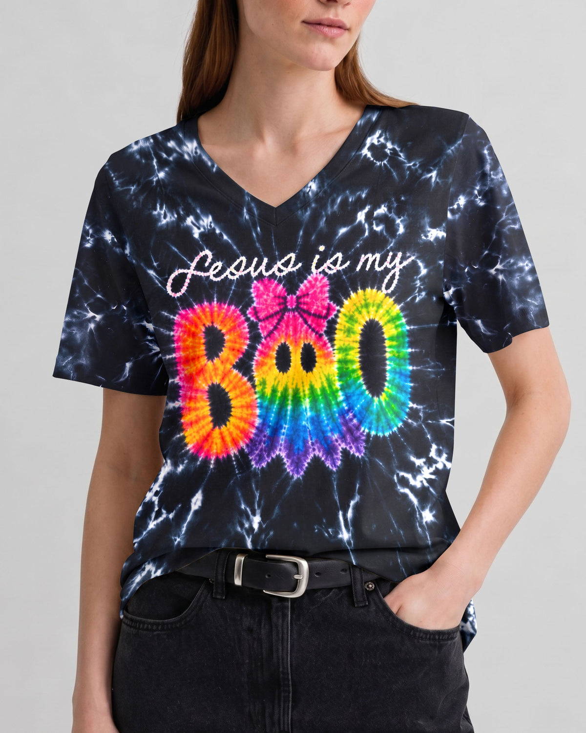 Jesus Is My Boo Ghost Women's All OVer Print - RI2307261
