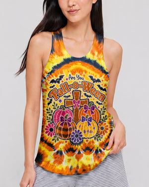 Fall For Jesus Cross Pumpkin Faith Shirt Women's All Over Print - RI2207262