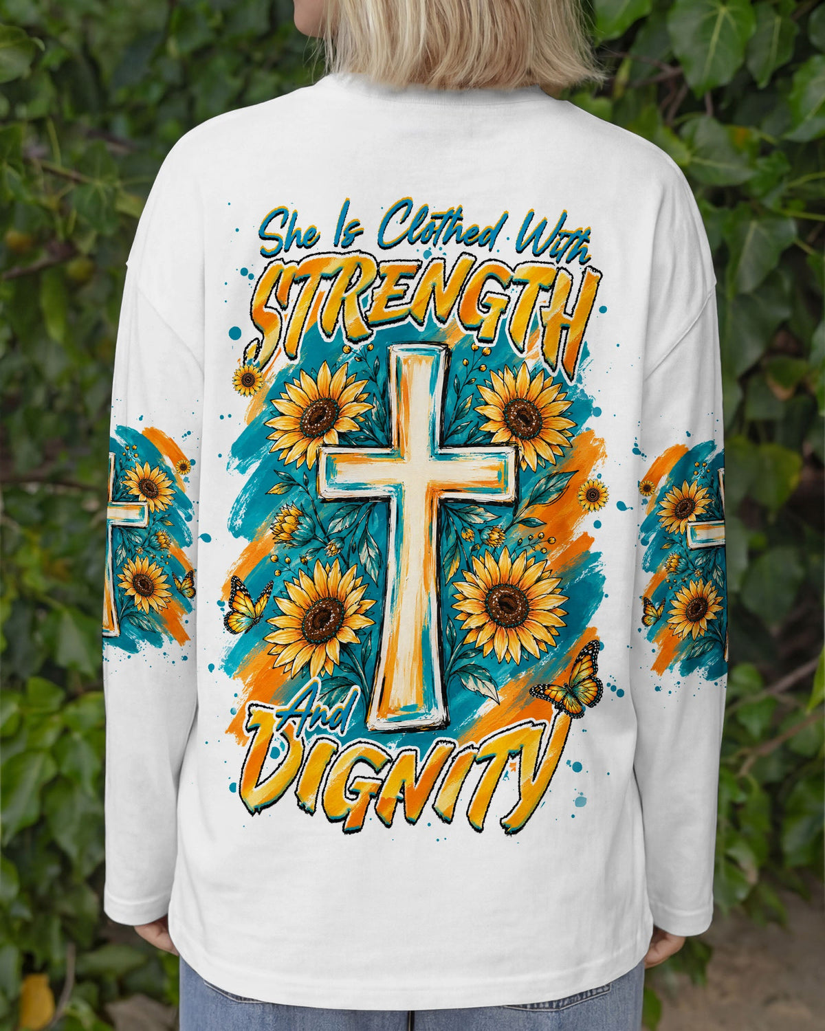 She Is Clothed With Strength Women's All Over Print Shirt - Tlhg1007263