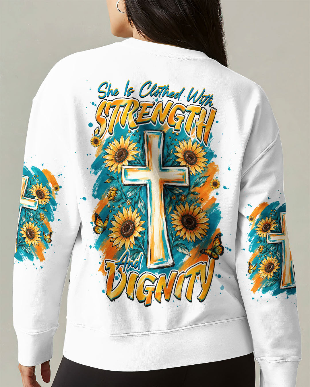 She Is Clothed With Strength Women's All Over Print Shirt - Tlhg1007263