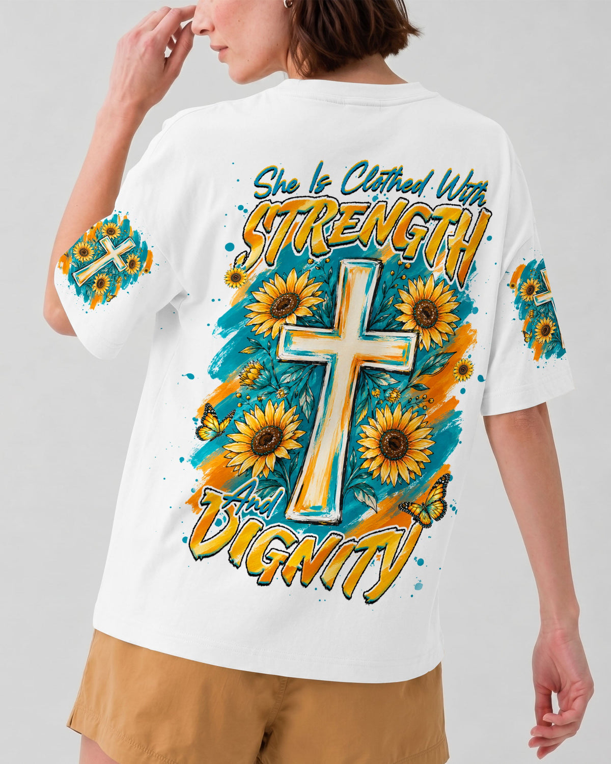 She Is Clothed With Strength Women's All Over Print Shirt - Tlhg1007263