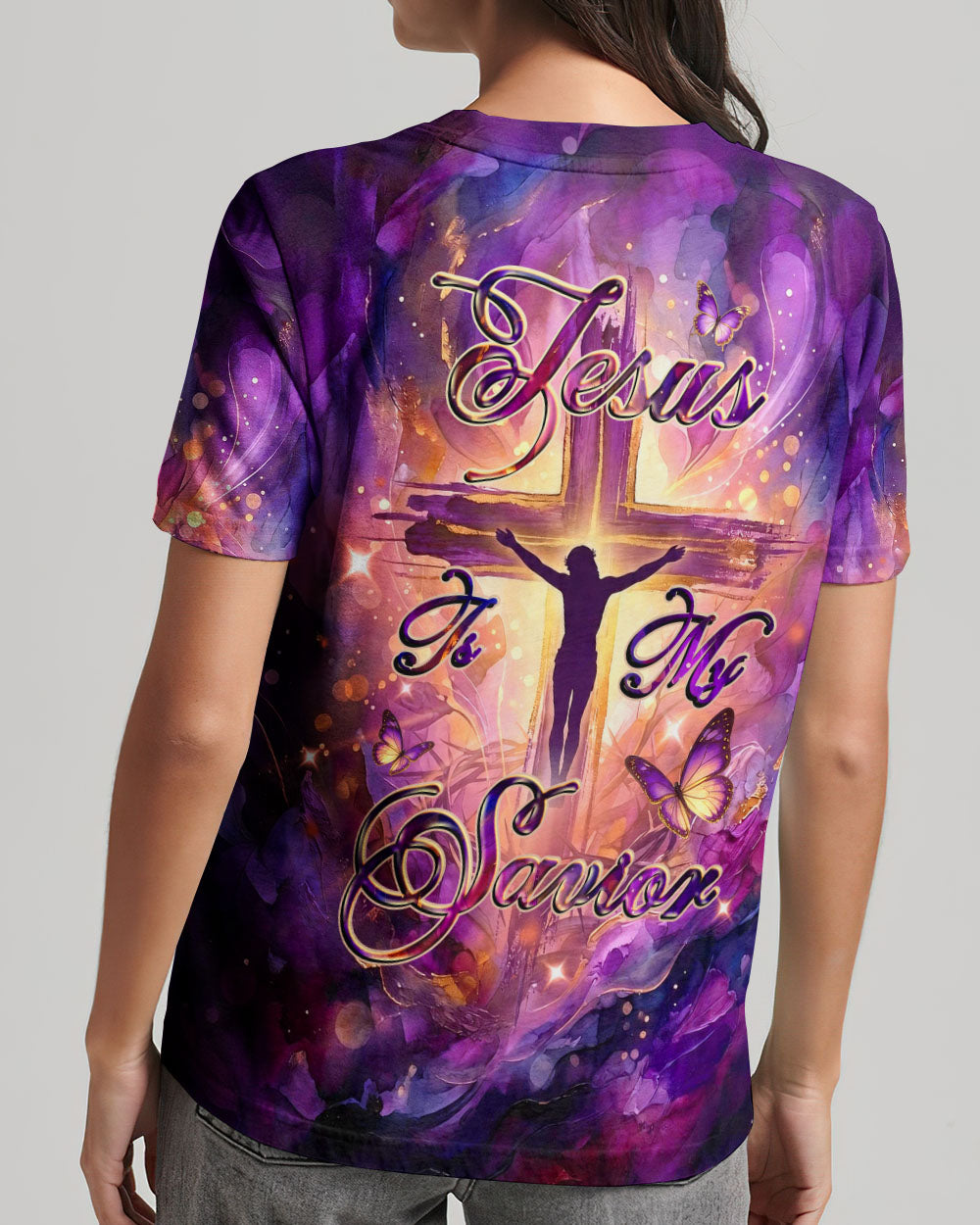 Jesus Is My Savior Women's All Over Print Shirt - Tlhg1704264