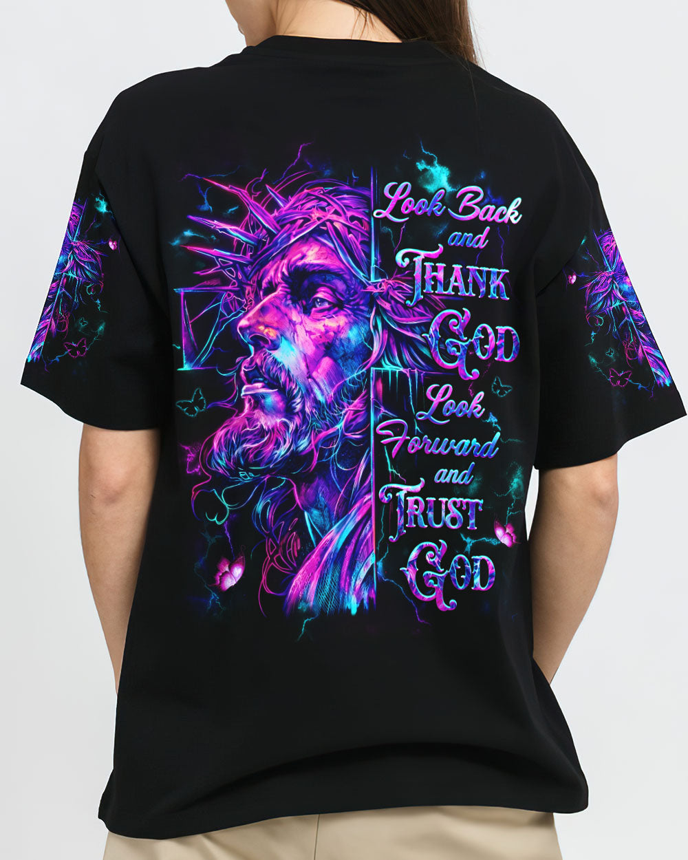 Look Back And Thank God  Women's All Over Print Shirt  - Tlhg2303263